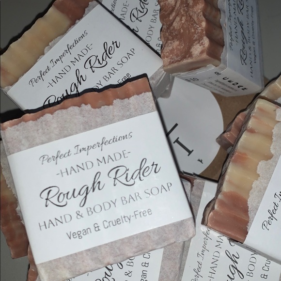 Rough Rider Genuine Leather Hand Body and Bar Soap Handmade - Picture 10 of 17